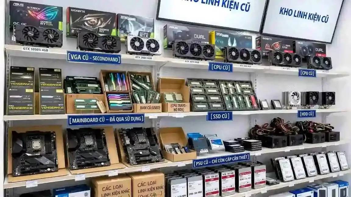 Thu mua máy tính cũ hỏng xác PC giá tốt tại TP.HCM