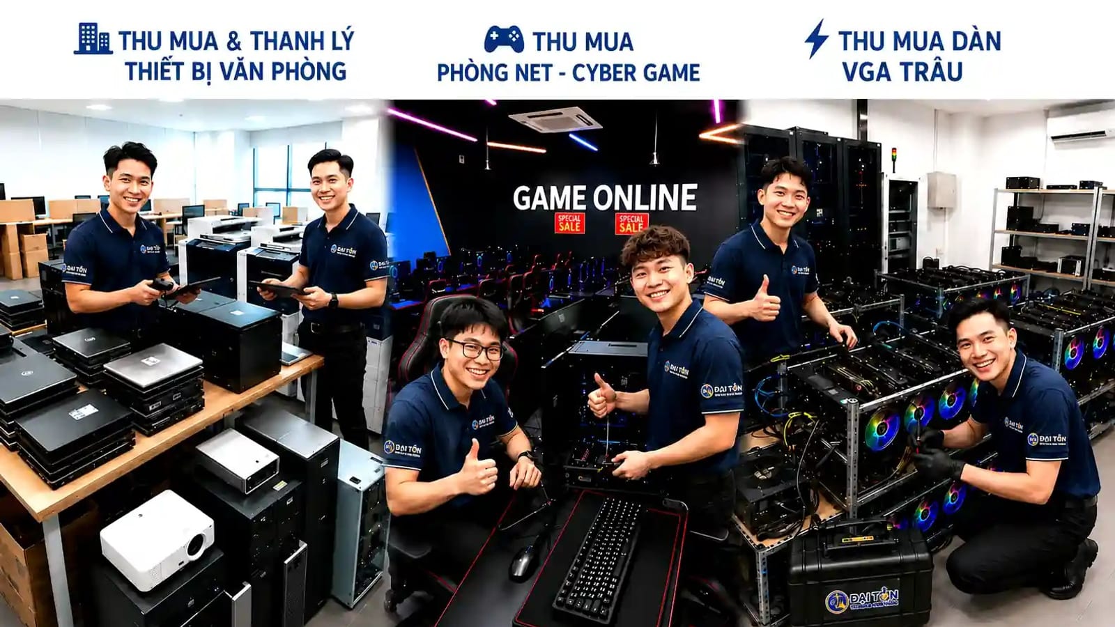 Khảo sát dàn máy phòng net để thanh lý trọn gói tận nơi